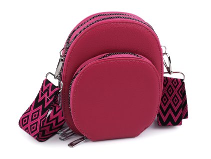 Dámská / dívčí kabelka crossbody s popruhem 14x19 cm (Balení 1 ks, Varianta 24 černá)
