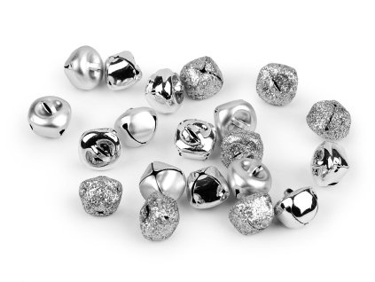 Rolničky Ø15 mm (Balení 1 sáček, Varianta 1 stříbrná mix)