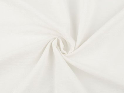 Krešovaná šatovka, imitace mušelínu (Balení 1 m, Varianta 2 krémová světlá)
