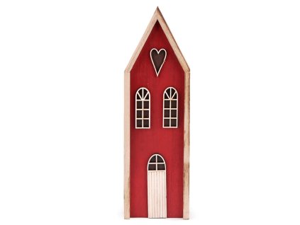 Dřevěný domeček (Balení 1 ks, Varianta 3 modrá)