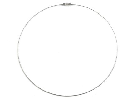 Lanko se zapínáním k výrobě náhrdelníku (Balení 25 ks, Varianta platina)