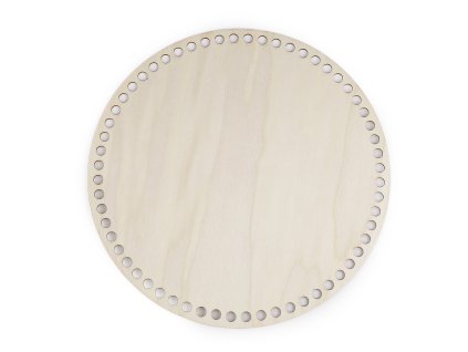 Dno na pletení / výrobu košíků Ø25 cm (Balení 1 ks, Varianta přírodní sv.)