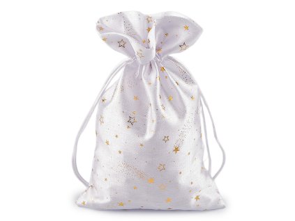 Vánoční dárkový pytlík hvězdy 20x30 cm (Balení 1 ks, Varianta 4 černá)