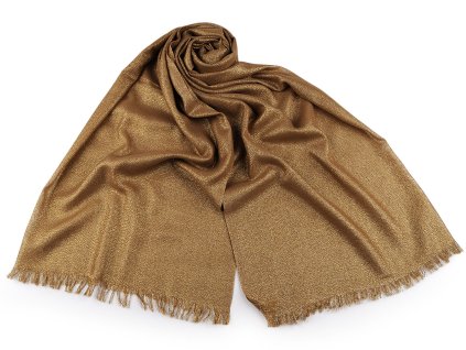 Šátek / šála / pléd s lurexem 80x200 cm (Balení 1 ks, Varianta 3 fialová tmavá stříbrná)