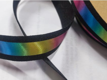 Keprovka s reflexním duhovým potiskem - doprodej