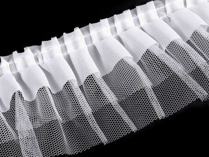 Volánek 3vrstvý šíře 70 mm (Balení 1 m, Varianta 1 Off White)