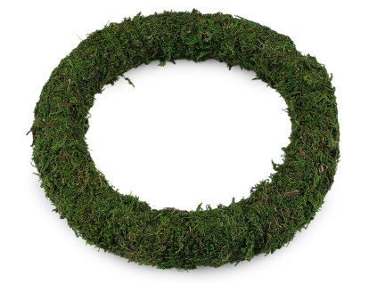 Mechový věnec Ø30 cm (Balení 1 ks, Varianta zelená)