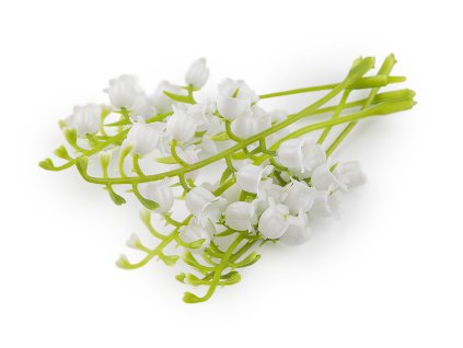 Umělá mini konvalinka k aranžování (Balení 20 ks, Varianta bílá)