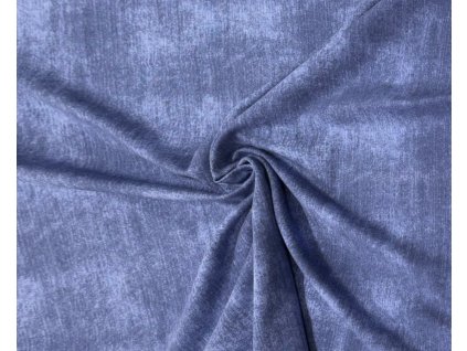 bavlneny uplet modrá odreny vzhled 2 lic