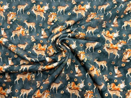 warmkeeper lesni zviratka na lahvove zelene 350 g m2 lic