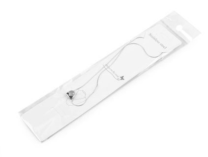 Náhrdelník z nerezové oceli srdce (Balení 1 ks, Varianta 1 stříbrná)