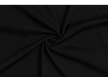 viskozova tkanina strecova cerna