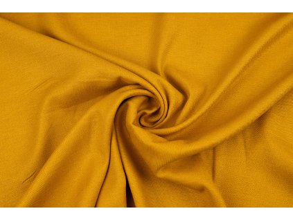 viskozova tkanina s primesi lnu horcicova