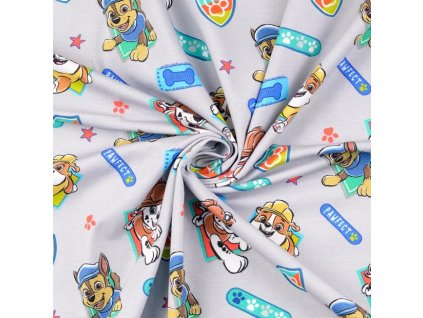 bavlneny uplet tlapkova patrola na sede h