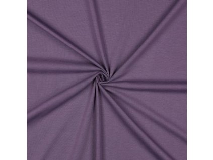 BIO bavlněný úplet jednolíc grape - PŘEDOBJEDNÁVKA