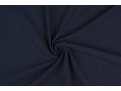 Teplákovina elastická modrá navy 240 g1