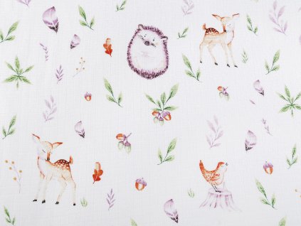 Bavlněná plenkovina / mušelín husy (Balení 1 m, Varianta 1 (360T) bílá)