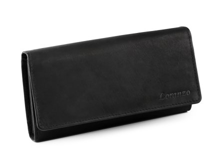 Peněženka kožená kasírka 10x19 cm (Balení 1 ks, Varianta 2 černá)