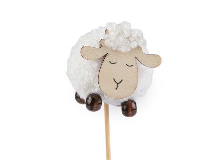 Zápich ovečka (Balení 1 ks, Varianta bílá)