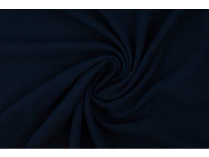 Polyesterový úplet tmavě modrý
