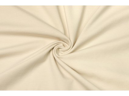 bavlneny uplet elasticky bezova 160 g m2