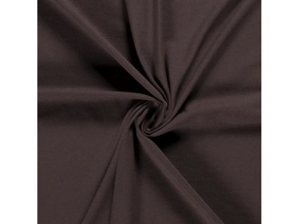 teplakovina elasticka bio cokoladove hneda 250 g m2