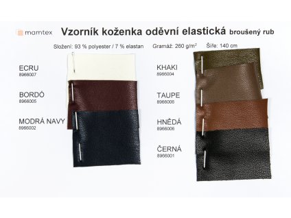 vzornik kozenka odevni elasticka brouseny rub