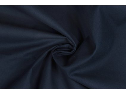bavlnene platno modra navy