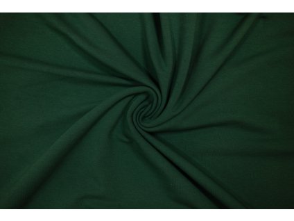 teplakovina elasticka zelena tmava 290 g m2