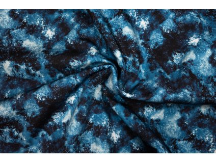 softshell zimni modry abstrakt