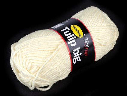 Pletací příze Tulip big 100 g (Balení 1 ks, Varianta 8 (4001) černá)
