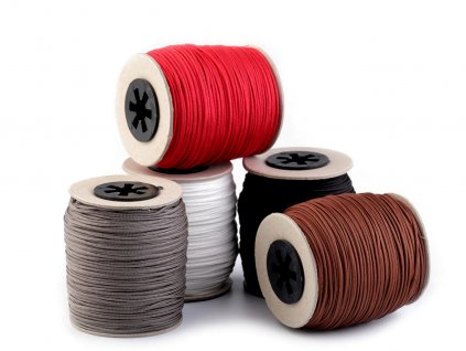 Šňůra technická žaluziová / k navlékání korálků Ø1,4 mm (Balení 100 m, Varianta 1 bílá)