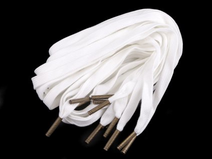 Oděvní šňůra s koncovkami do kapucí, délka 135 cm (Balení 2 ks, Varianta 1 bílá)