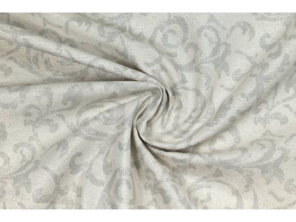 bavlna rezna kroucene vetvicky stribrne
