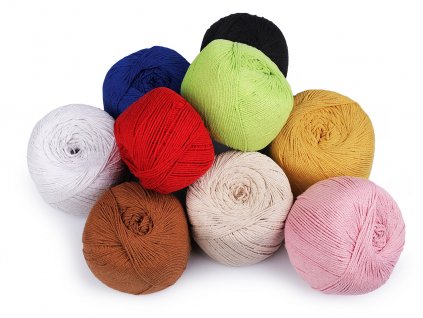 Bavlněná příze macrame Ø2-2,5 mm rozčesávací (Balení 1 ks, Varianta 3 režná tmavá)