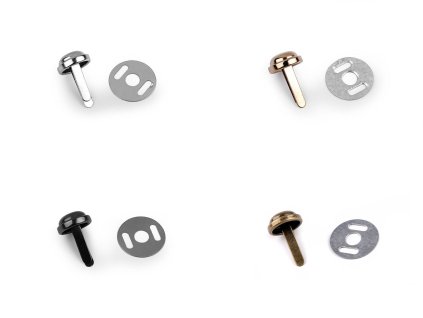 Dvounožkový hřeb / kovové nožičky na kabelky Ø10 mm (Balení 10 sada, Varianta 1 nikl)