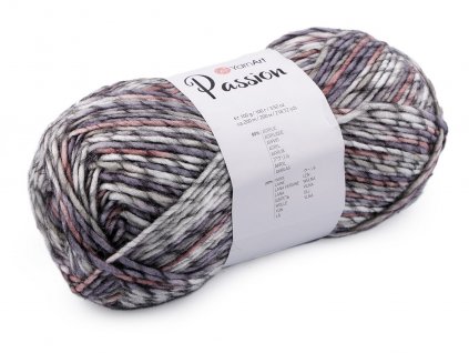 Pletací příze Passion 100 g (Balení 1 ks, Varianta 4 (1242) zelená)