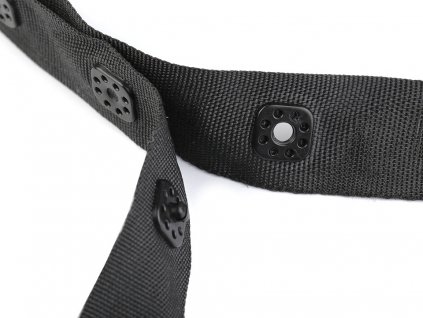 Zapínání na body šíře 17 mm (Balení 1 m, Varianta 2 černá)