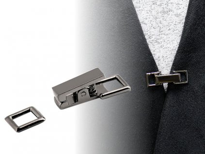 Zapínání 9x26 mm (Balení 1 pár, Varianta 1 nikl)