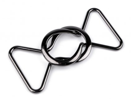 Kovové zapínání, průvlek 35 mm (Balení 5 pár, Varianta nikl černý)