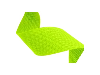 Polyesterový popruh neon šíře 50 mm (Barva 1005 NEONOVĚ ŽLUTÝ)