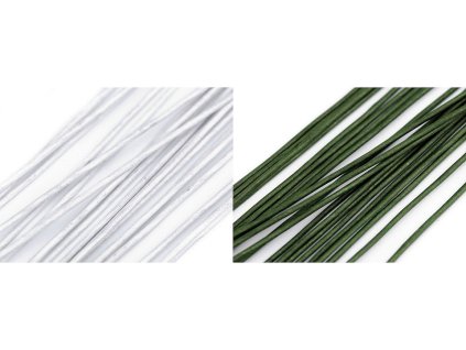 Floristický drát Ø2 mm, délka 40 cm (Balení 20 ks, Varianta 1 šedobéžová)