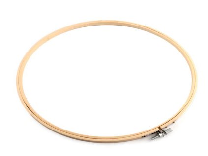 Vyšívací kruh bambusový, velký Ø29 cm (Balení 10 ks, Varianta bambus světlý)