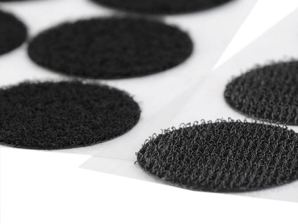 Suchý zip samolepicí kolečka Ø35 mm (Balení 1 karta, Varianta 1 bílá)