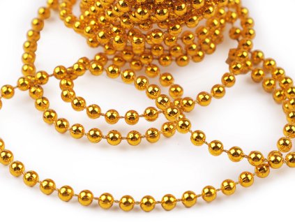 Perlový řetěz Ø4 mm (Balení 25 cívka, Varianta 2 stříbrná)