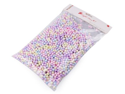 Dekorační polystyrenové kuličky pastelový mix (Balení 1 sáček, Varianta mix)