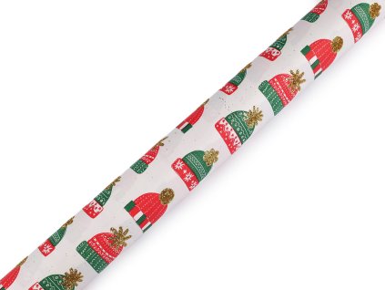 Balicí papír vánoční 0,7x2 m (Balení 1 ks, Varianta 11 viz foto metalic)