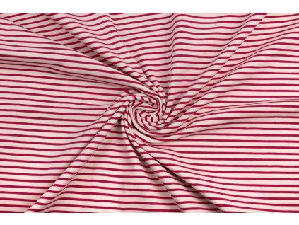 bavlneny uplet ruzove prouzky