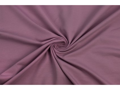 bavlneny uplet elasticky 220 g m2 lila