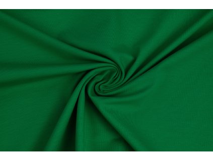 bavlneny uplet elasticky 220 g m2 zelena
